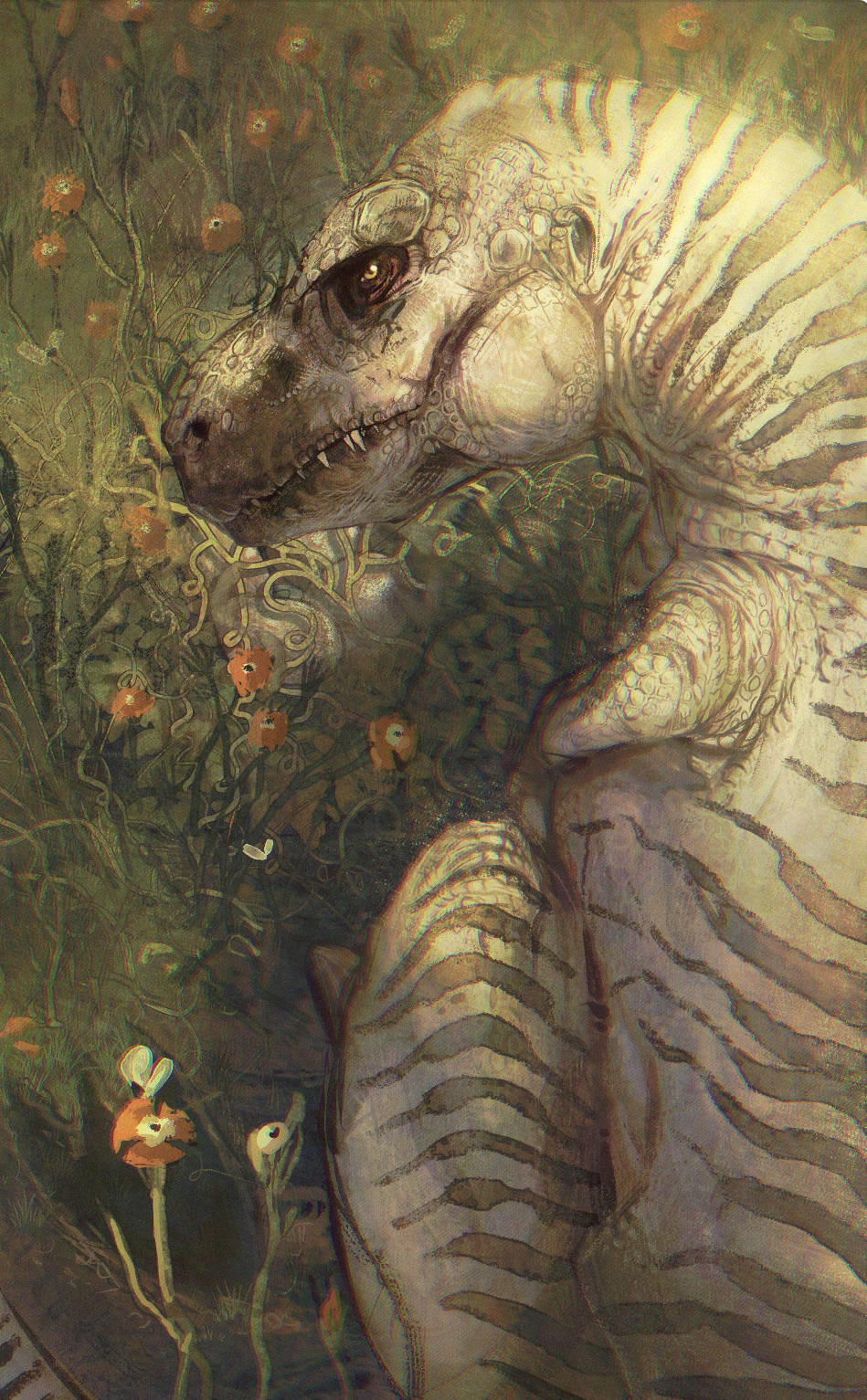 Dinosaur painting